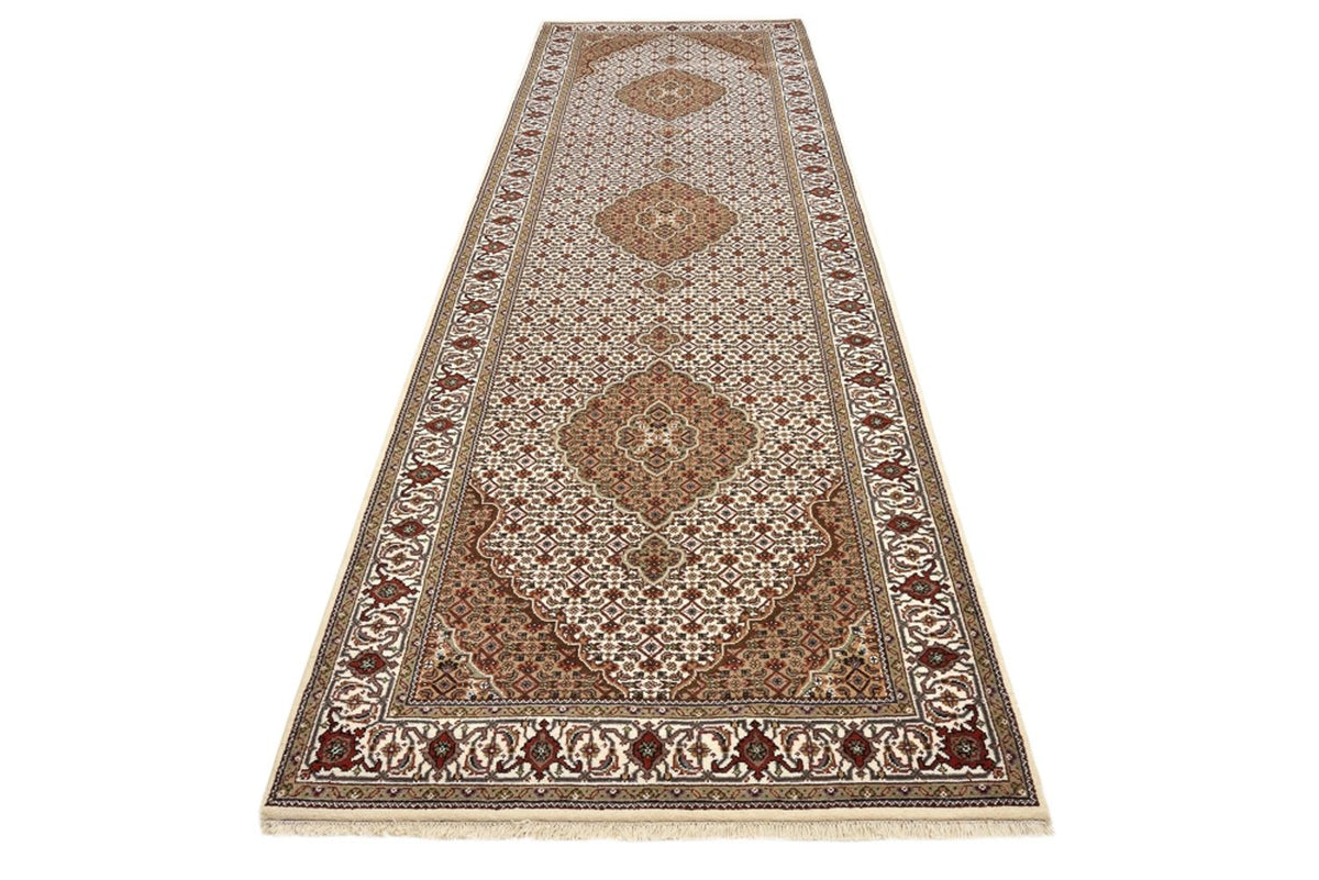 Läufer Orient - Täbriz - 372 x 121 cm - hellbeige