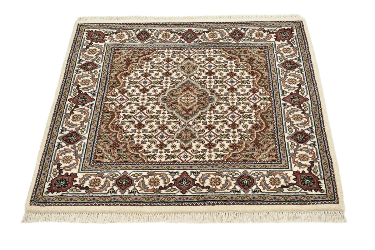 Orientteppich - Täbriz - 92 x 89 cm - creme