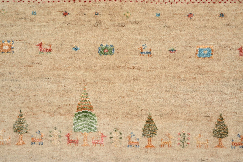 Gabbeh Teppich - Loribaft Indus - 300 x 206 cm - mehrfarbig