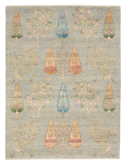 Indo Loribaft Teppich 155x204cm - Wollteppich