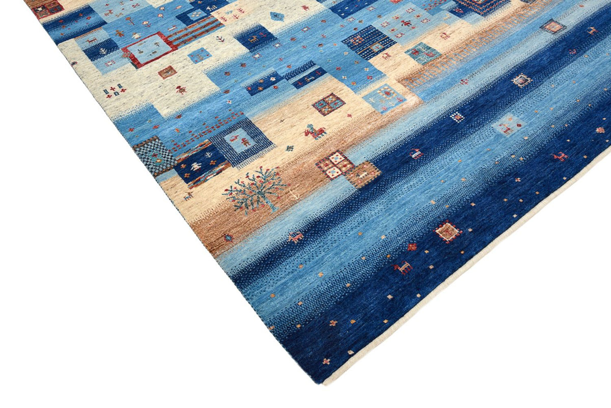 Gabbeh Teppich - Loribaft Indus - 239 x 177 cm - mehrfarbig