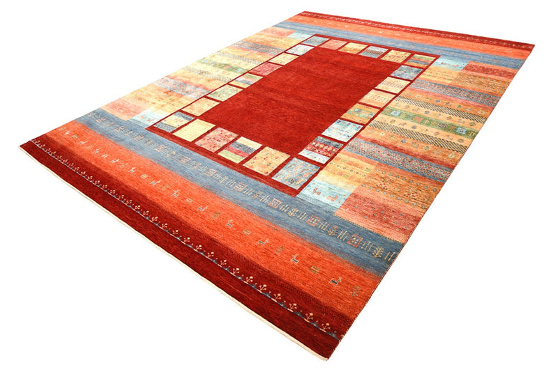 Gabbeh Teppich - Loribaft Indus - 336 x 250 cm - rot