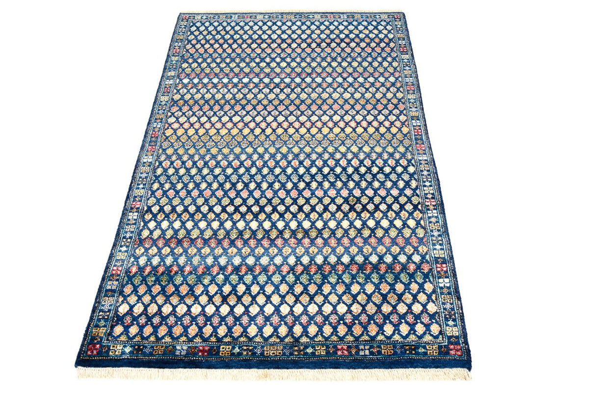 Designer Teppich - 154 x 93 cm - dunkelblau