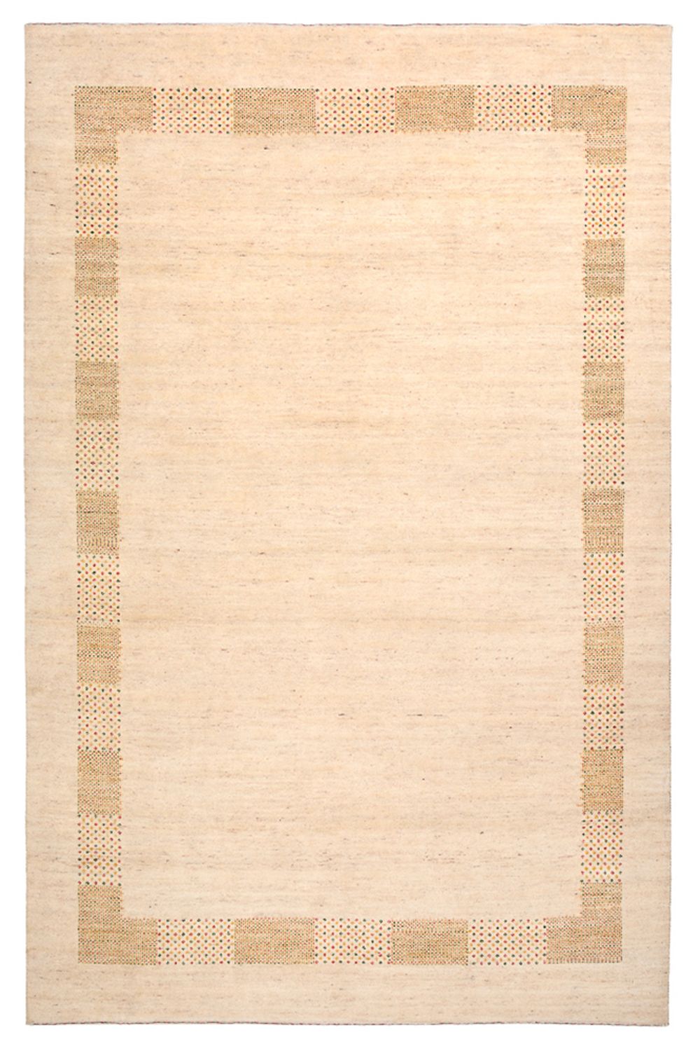 Gabbeh Teppich - Loribaft Indus - 295 x 191 cm - hellbeige
