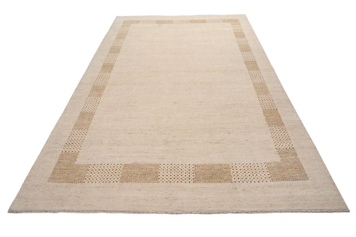 Gabbeh Teppich - Loribaft Indus - 295 x 191 cm - hellbeige