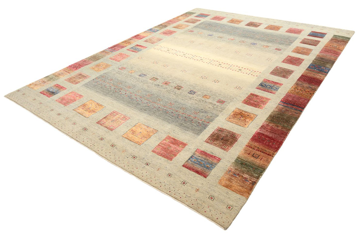 Gabbeh Teppich - Loribaft Indus - 336 x 250 cm - dunkelbeige