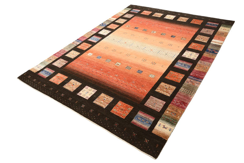 Gabbeh Teppich - Loribaft Indus - 244 x 178 cm - mehrfarbig