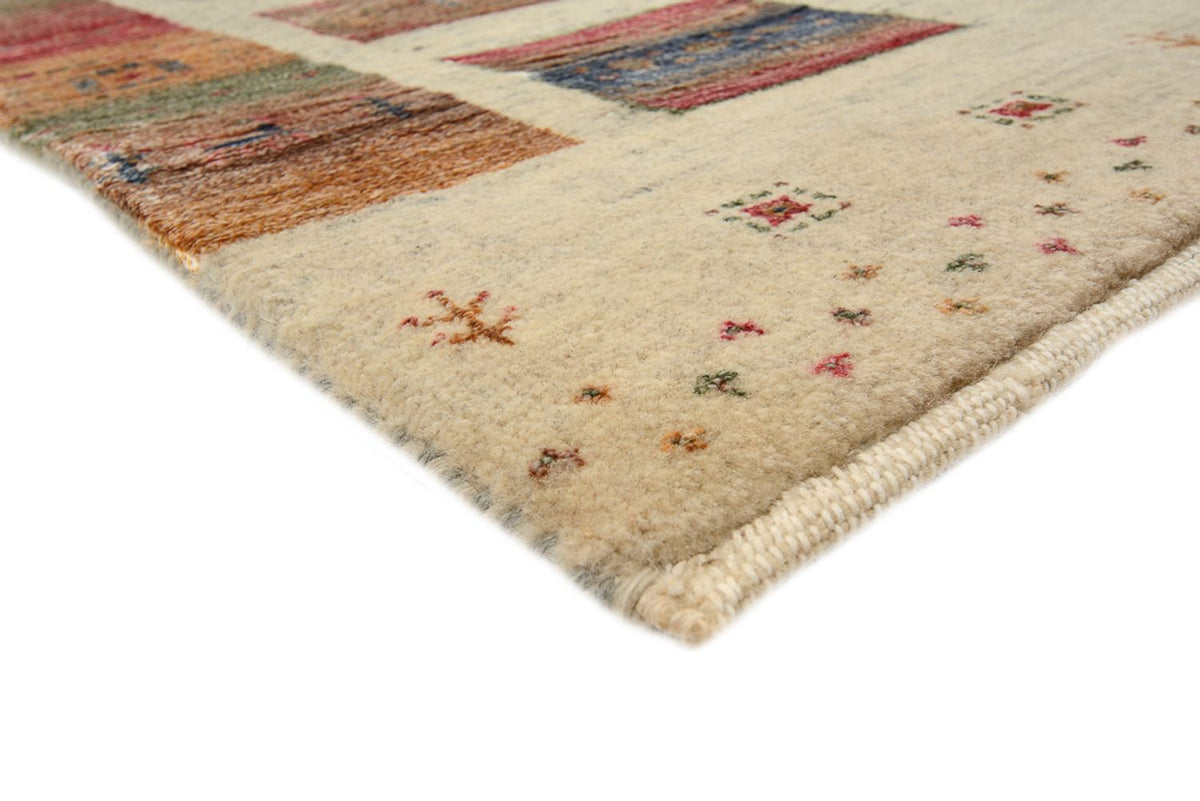 Gabbeh Teppich - Loribaft Indus - 205 x 157 cm - dunkelbeige