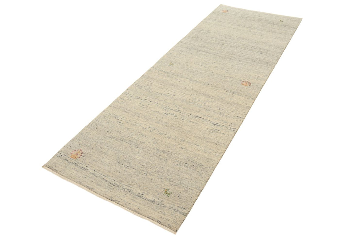Läufer Gabbeh - Loribaft Indus - 241 x 85 cm - dunkelbeige