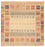 Gabbeh Teppich - Loribaft Indus quadratisch  - 204 x 202 cm - hellbeige