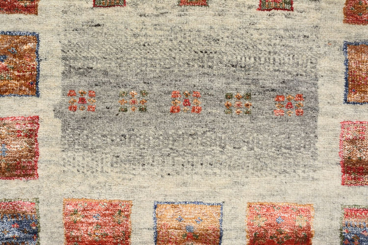 Gabbeh Teppich - Loribaft Indus - 139 x 74 cm - mehrfarbig