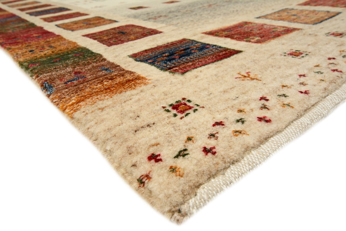 Läufer Gabbeh - Loribaft Indus - 298 x 84 cm - mehrfarbig