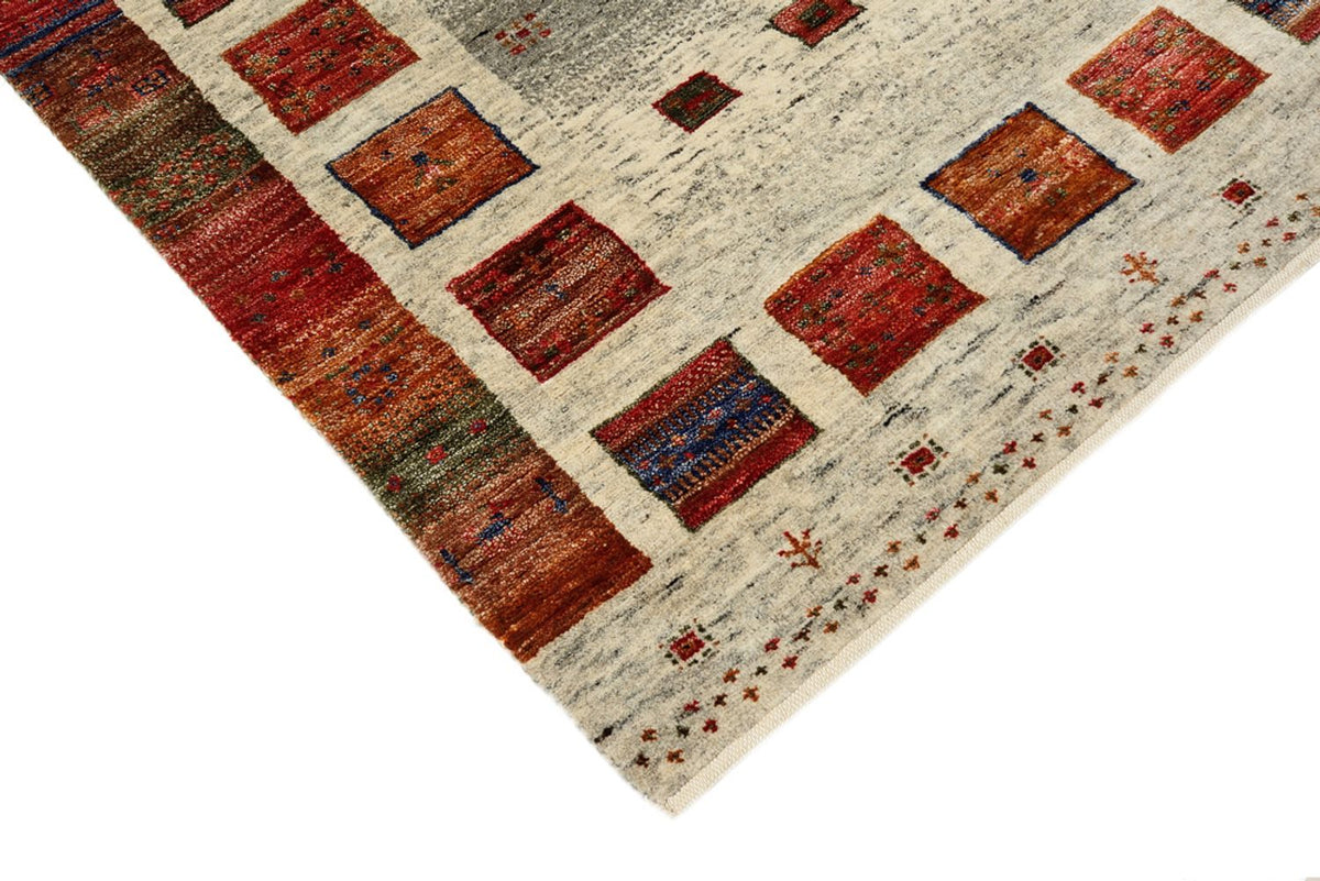 Läufer Gabbeh - Loribaft Indus - 256 x 84 cm - mehrfarbig
