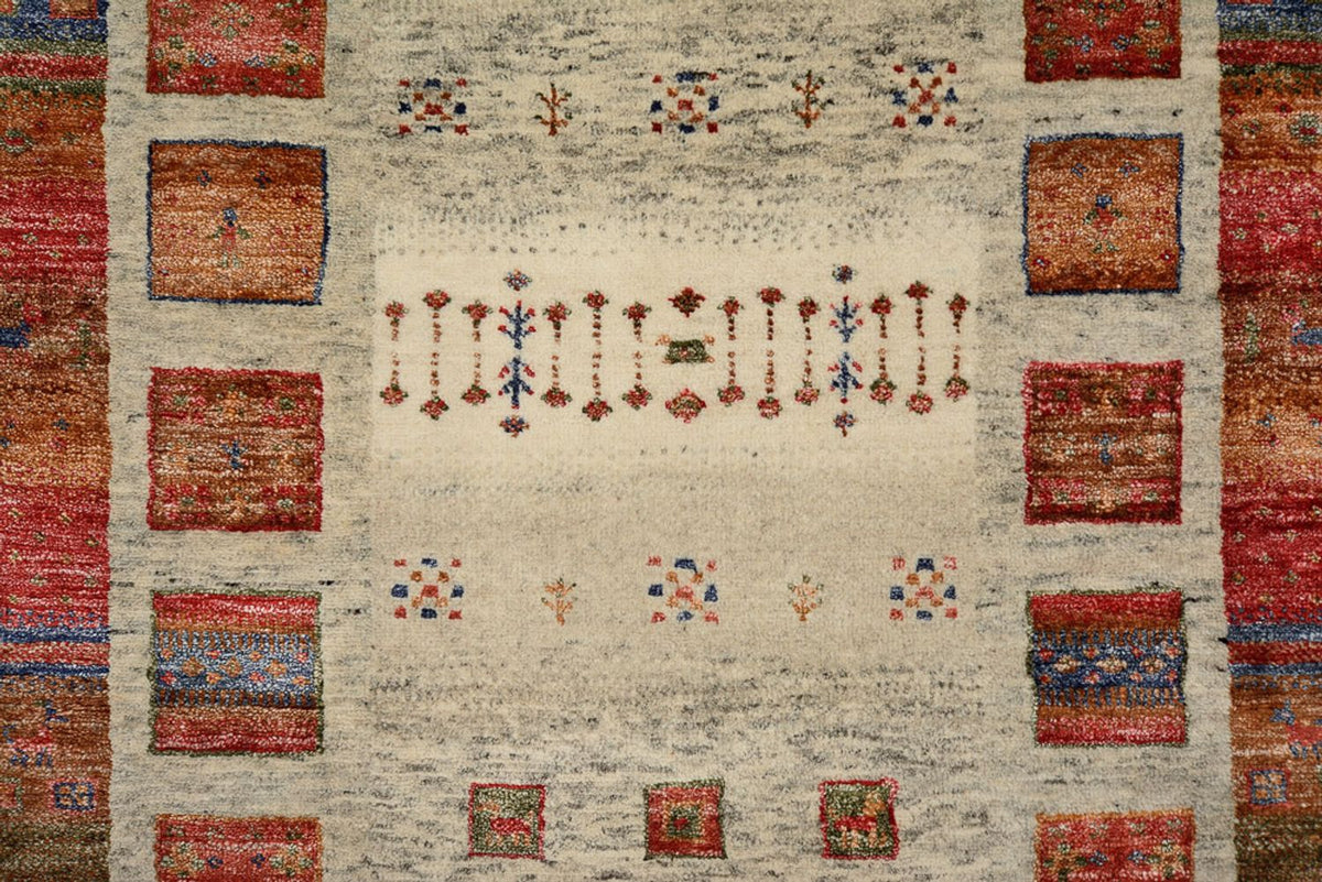 Läufer Gabbeh - Loribaft Indus - 256 x 84 cm - mehrfarbig
