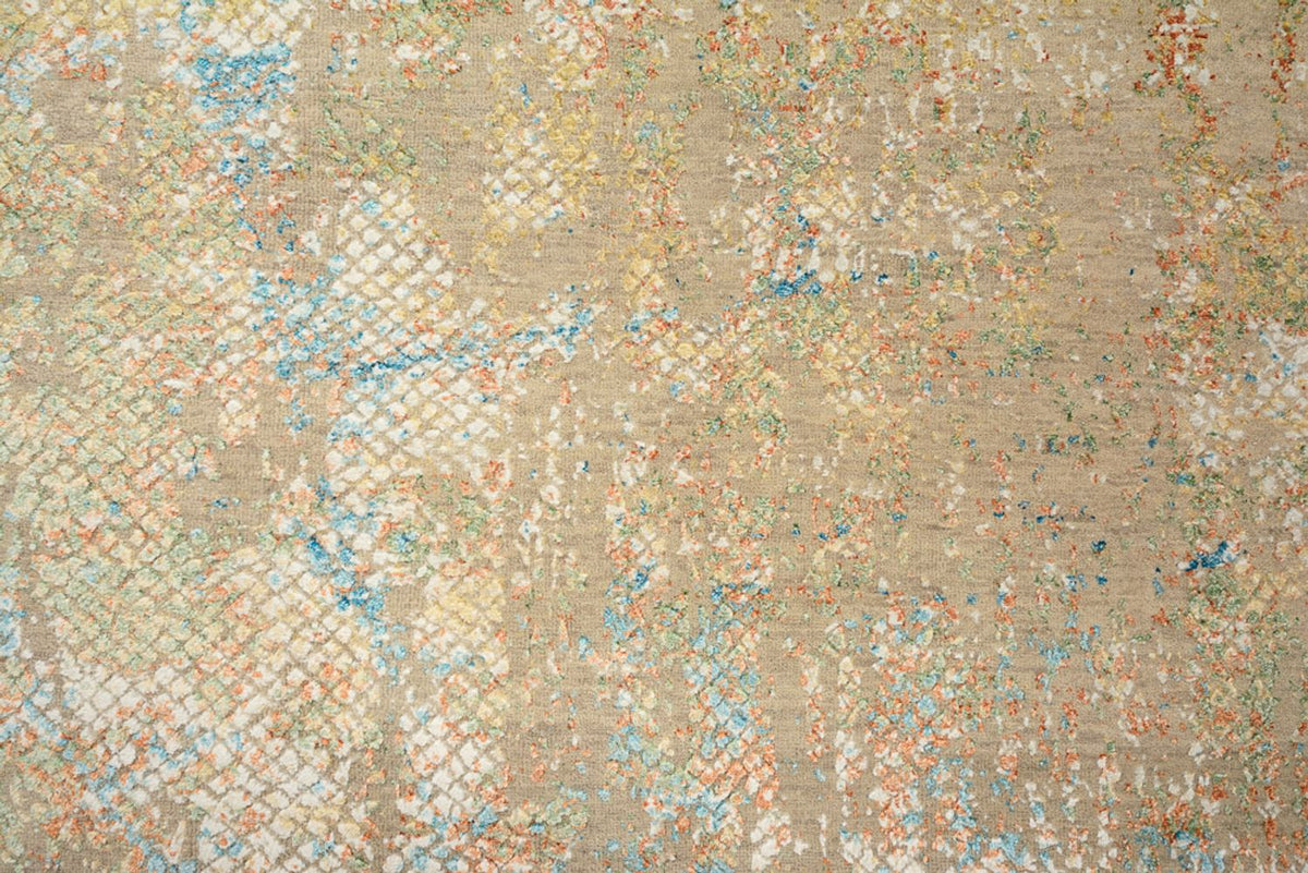 Designer Teppich - 203 x 146 cm - camel