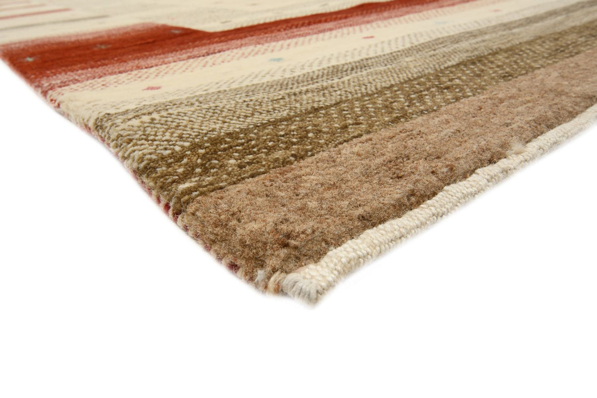Gabbeh Teppich - Loribaft Indus - 300 x 254 cm - hellbeige