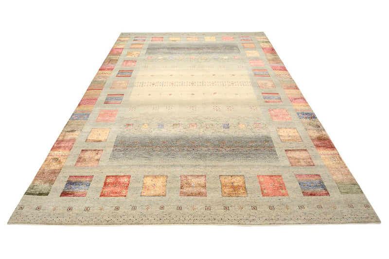 Gabbeh Teppich - Loribaft Indus - 341 x 248 cm - mehrfarbig