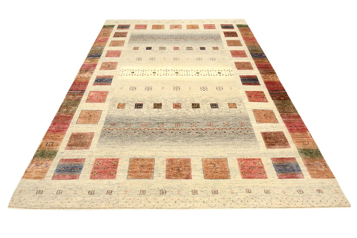 Gabbeh Teppich - Loribaft Indus - 302 x 206 cm - mehrfarbig
