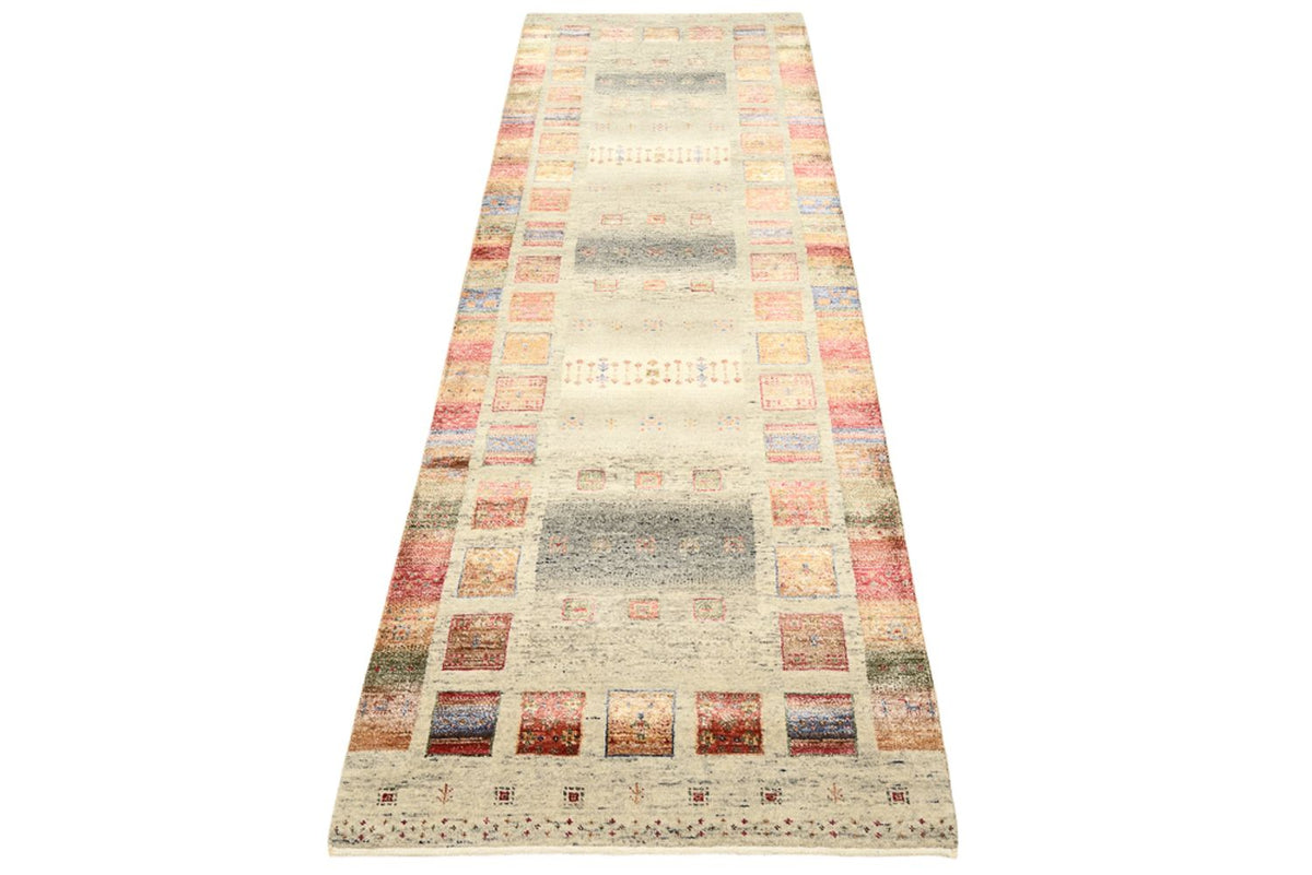 Läufer Gabbeh - Loribaft Indus - 247 x 82 cm - mehrfarbig