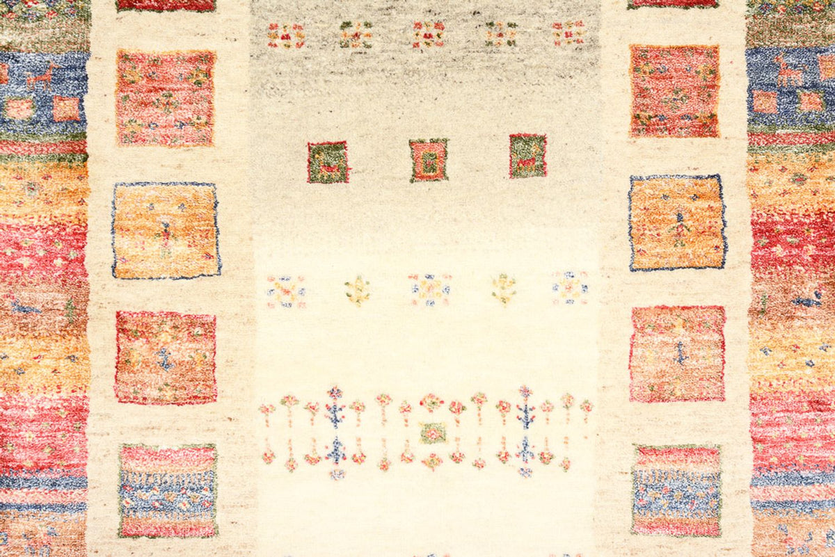 Läufer Gabbeh - Loribaft Indus - 296 x 83 cm - mehrfarbig