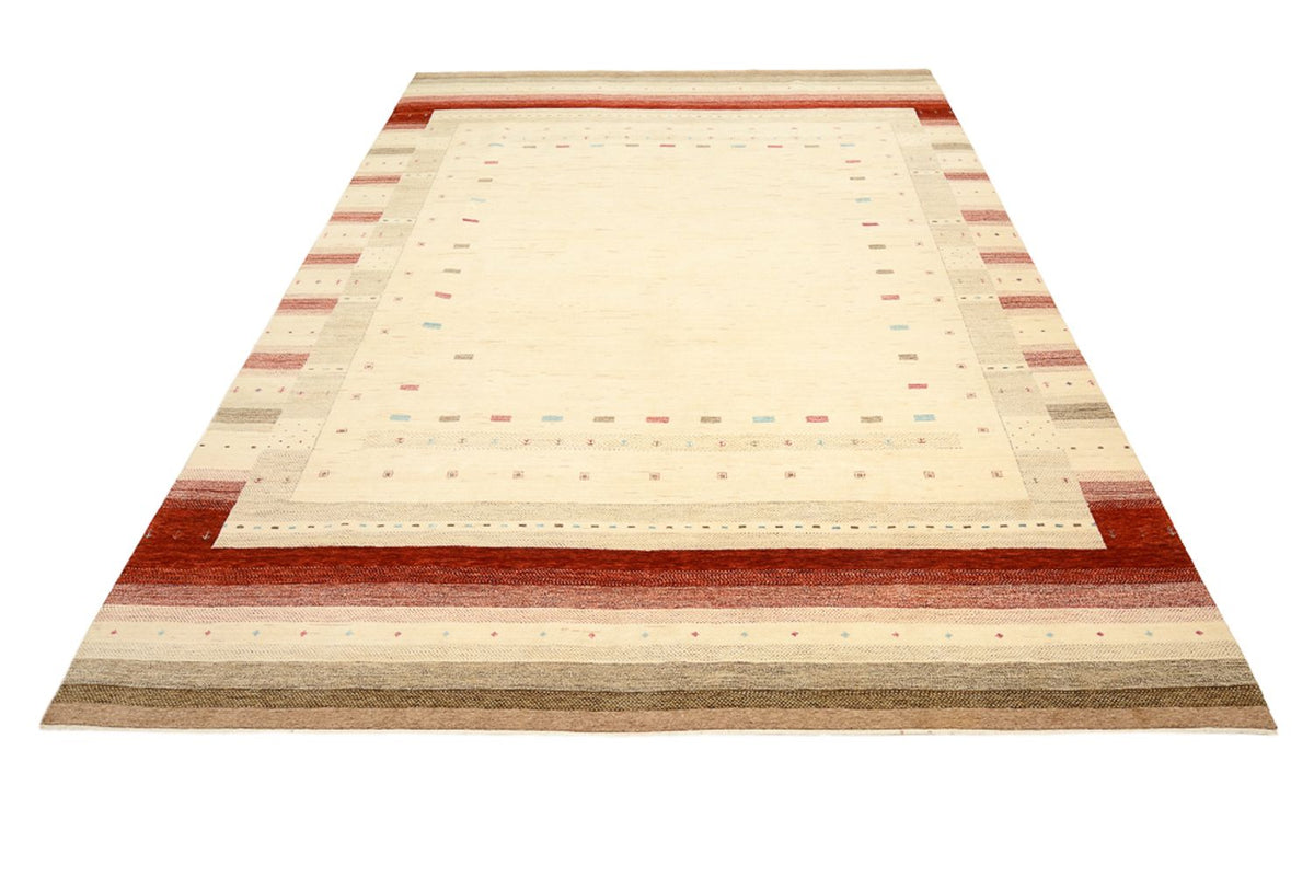 Gabbeh Teppich - Loribaft Indus - 342 x 254 cm - hellbeige