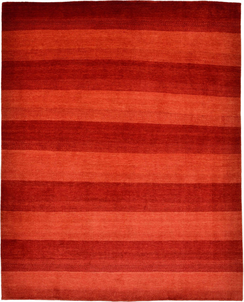 Gabbeh Teppich - Loribaft Perser 252 x 199 cm - rot