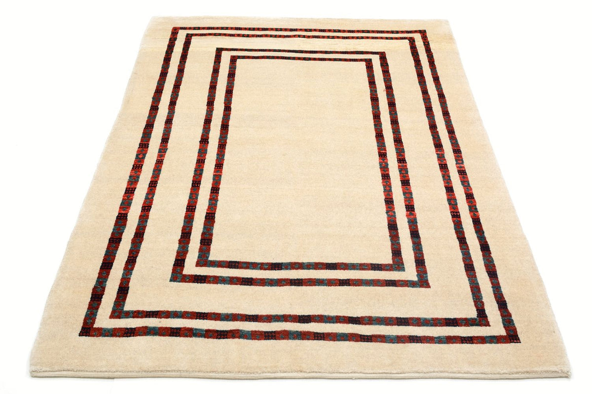 Gabbeh Teppich - Loribaft Perser 179 x 127 cm - beige