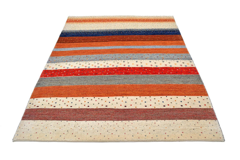 Gabbeh Teppich - Loribaft Perser 213 x 160 cm - mehrfarbig
