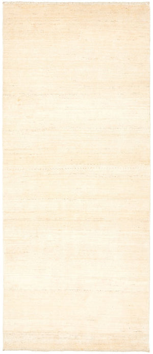 Gabbeh Teppich - Loribaft Perser 206 x 85 cm - natur