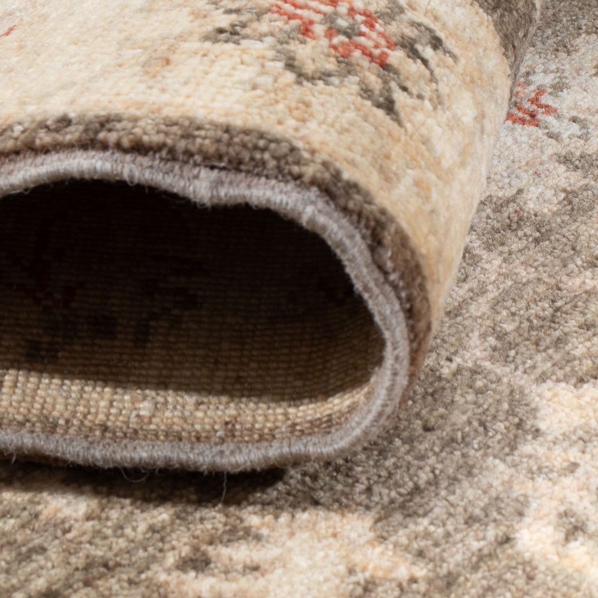 Läufer Ziegler - 213 x 80 cm - olivgrün