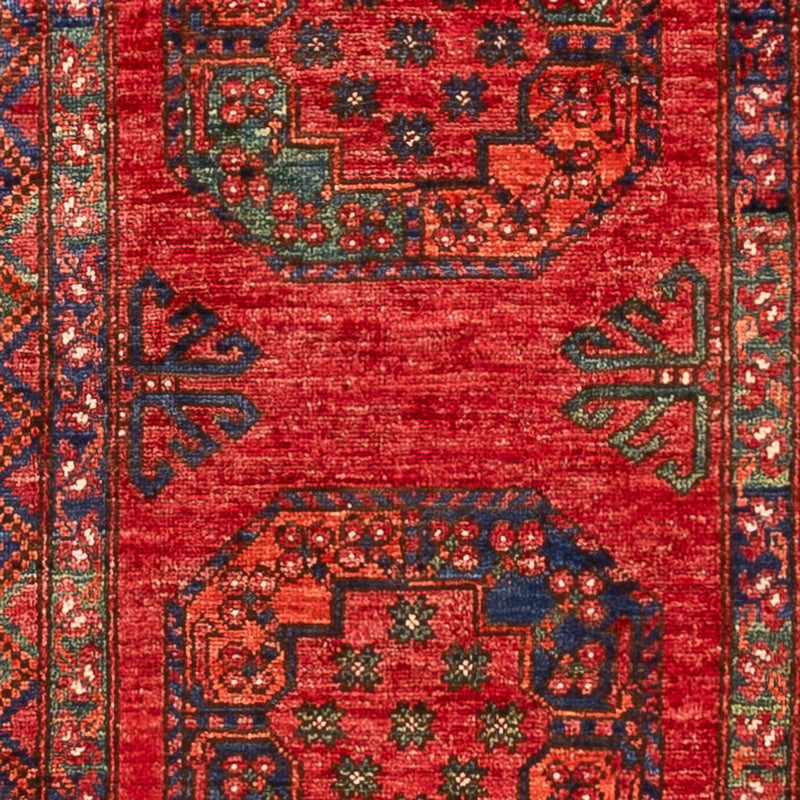 Läufer Afghan - 395 x 76 cm - rot