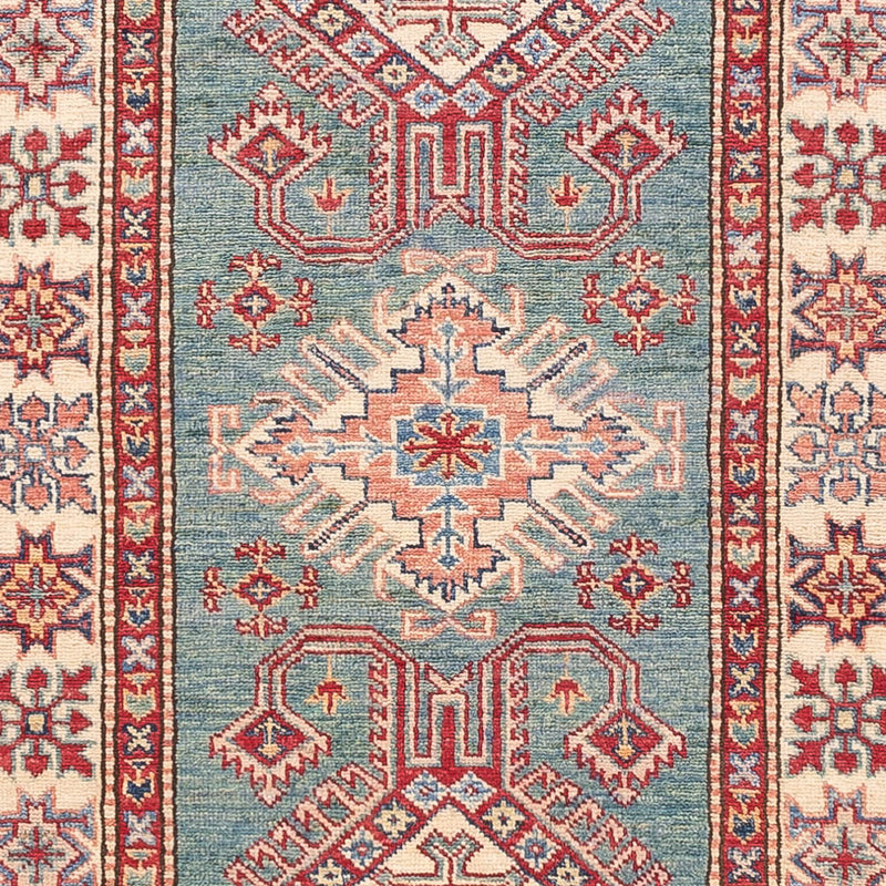 Läufer Ziegler - Kazak - 327 x 78 cm - hellgrün