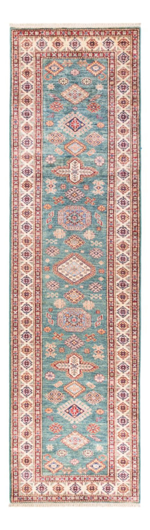Läufer Ziegler - Kazak - 303 x 80 cm - türkis
