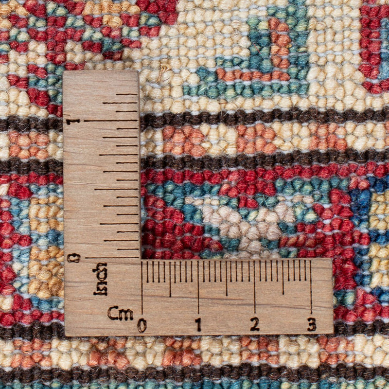 Läufer Ziegler - Kazak - 303 x 80 cm - türkis