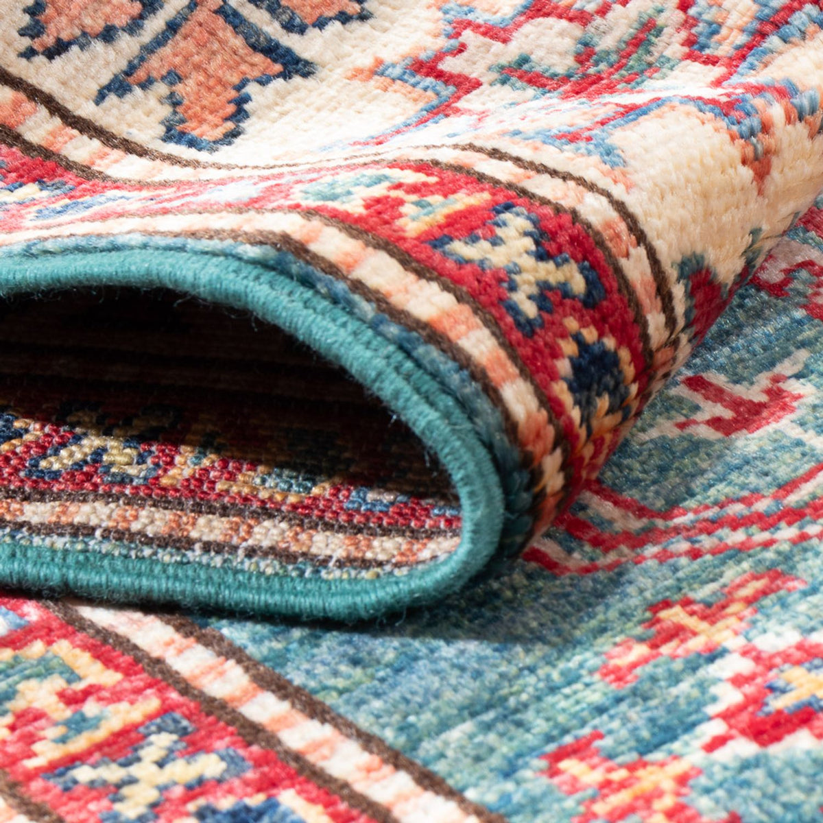 Läufer Ziegler - Kazak - 298 x 82 cm - mehrfarbig