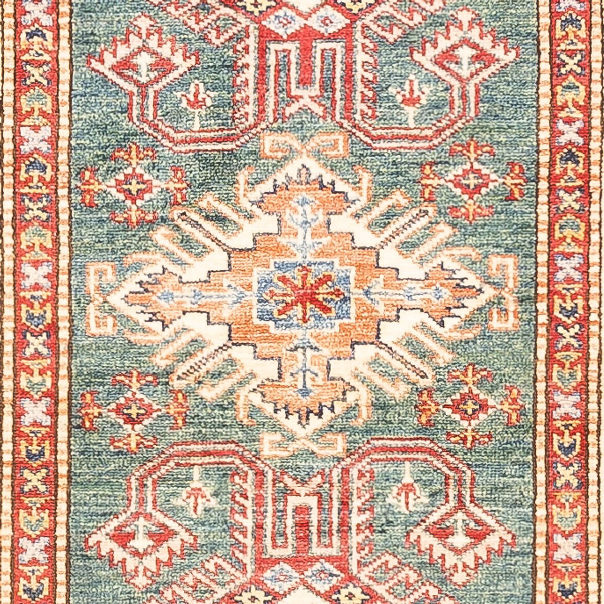 Läufer Ziegler - Kazak - 297 x 78 cm - grün