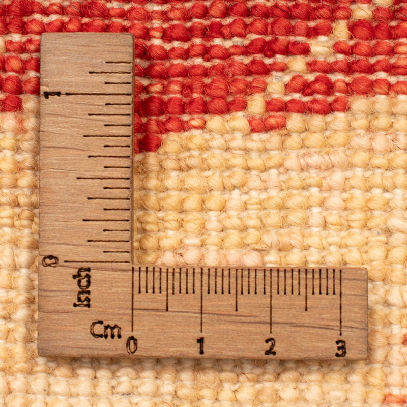 Ziegler Teppich rund  - 96 x 99 cm - rot