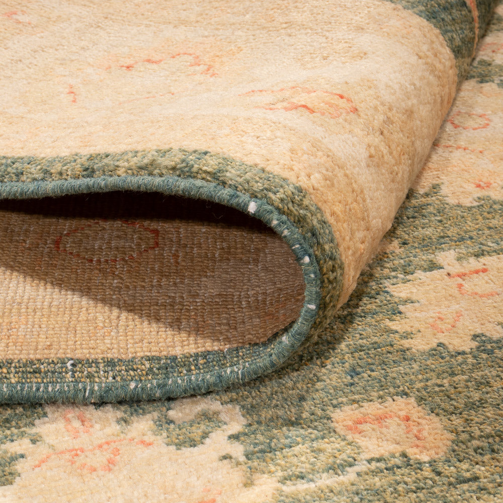 Ziegler Teppich - 202 x 147 cm - olivgrün