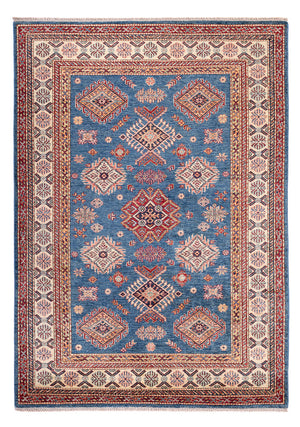 Ziegler Teppich - Kazak - 210 x 147 cm - blau