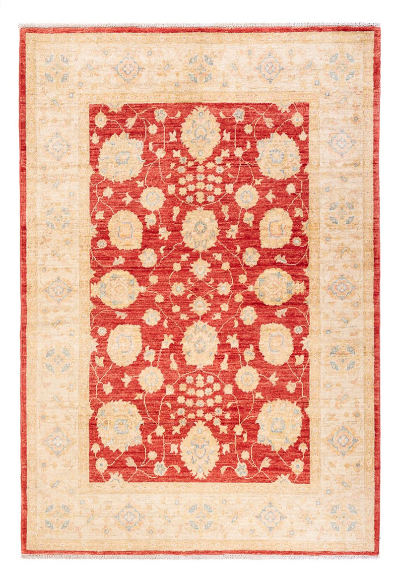 Ziegler Teppich - 181 x 123 cm - rot