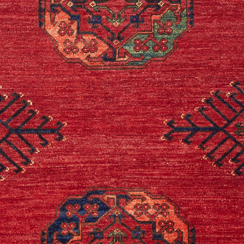 Afghan Teppich - 181 x 122 cm - rot