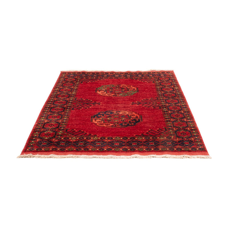 Afghan Teppich - 181 x 122 cm - rot