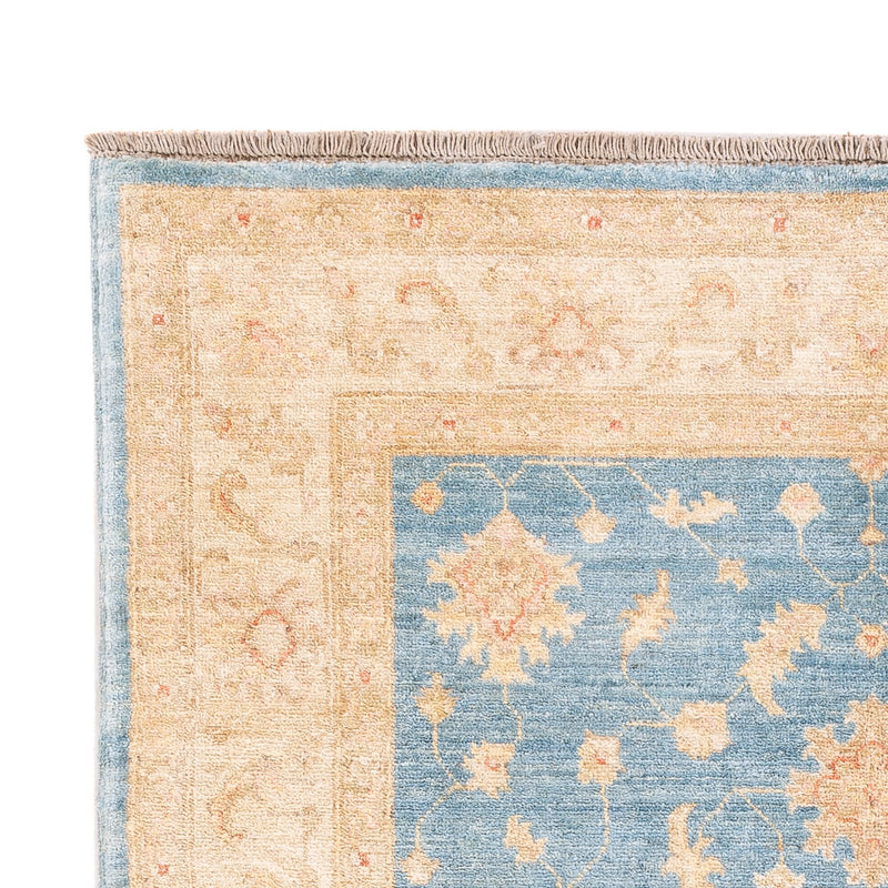 Ziegler Teppich - 177 x 118 cm - blau