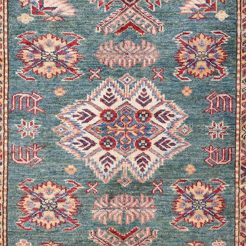 Ziegler Teppich - Kazak - Royal - 174 x 118 cm - seeblau