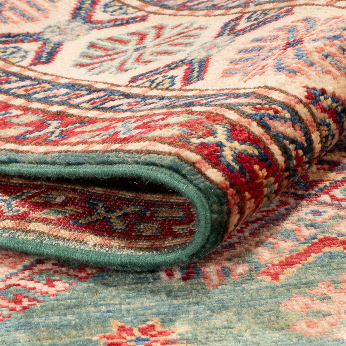 Ziegler Teppich - Kazak - Royal - 174 x 118 cm - seeblau