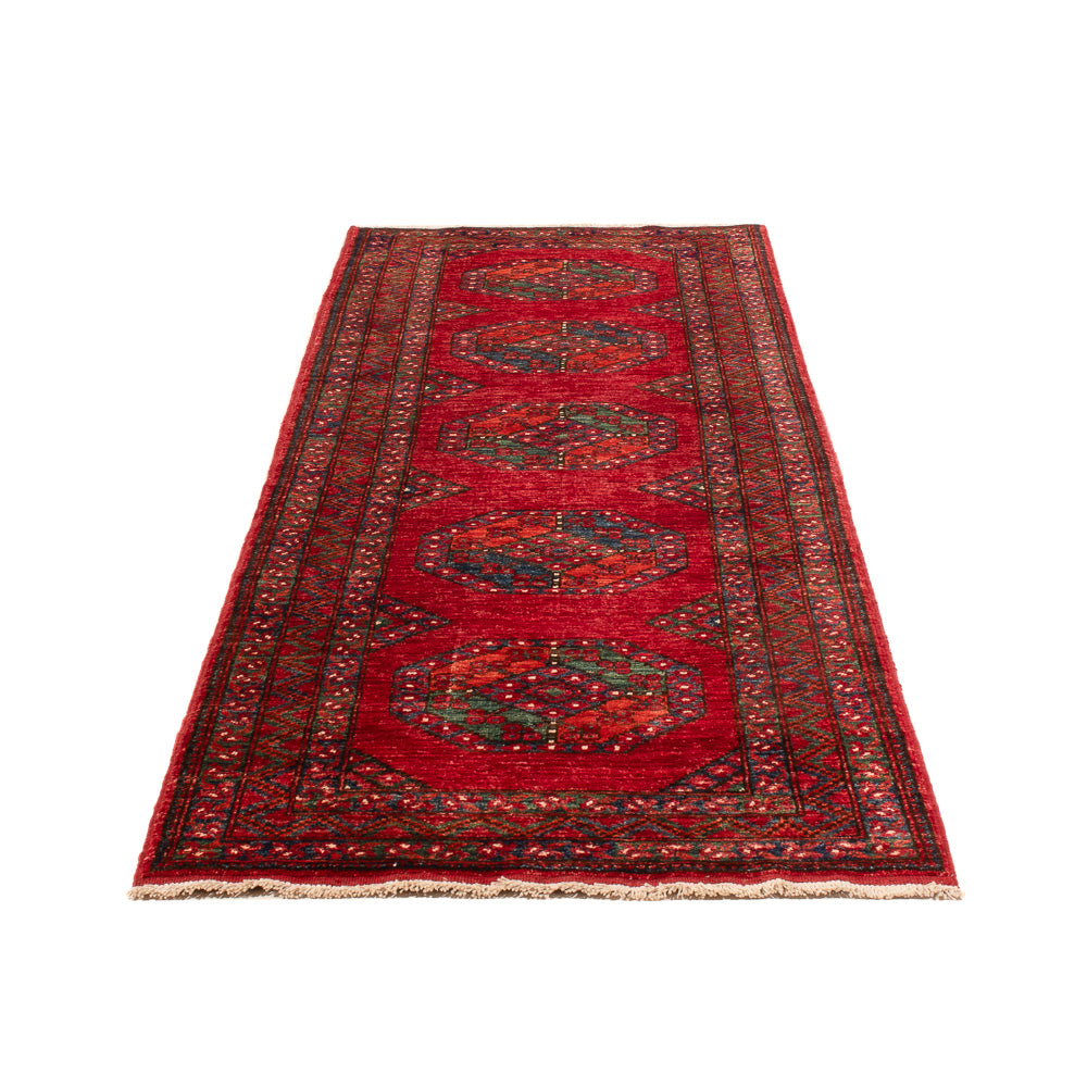 Läufer Afghan - Kunduz - 291 x 87 cm - rot