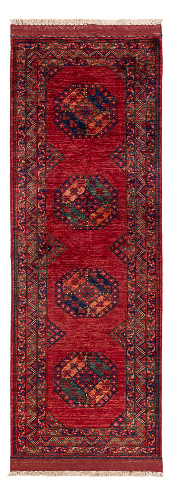 Läufer Afghan - Kunduz - 237 x 83 cm - rot