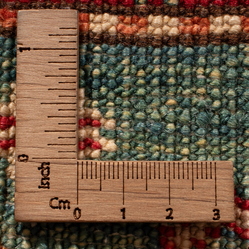 Läufer Ziegler - Kazak - 242 x 78 cm - grün