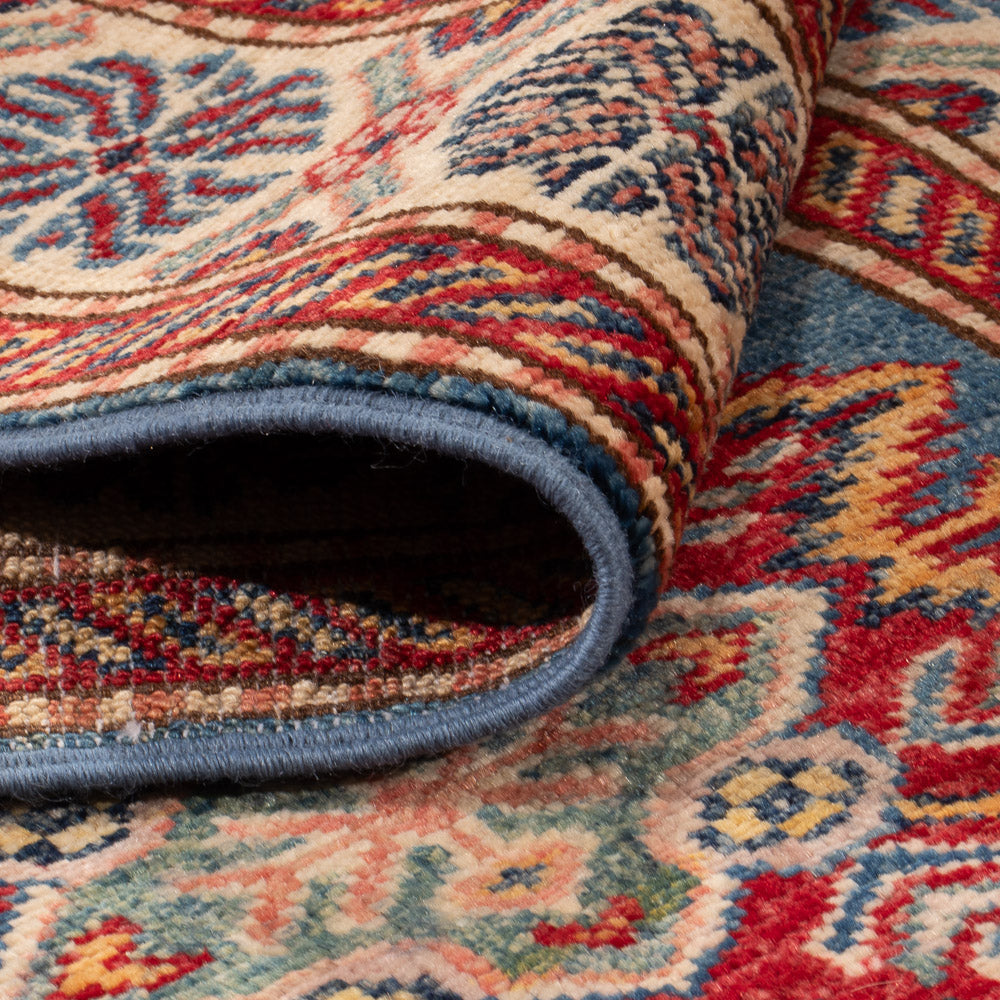 Läufer Ziegler - Kazak - 247 x 73 cm - blau