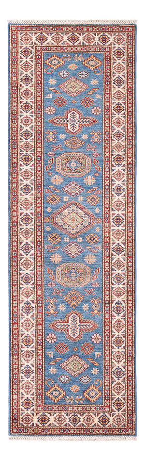 Läufer Ziegler - Kazak - 256 x 74 cm - blau